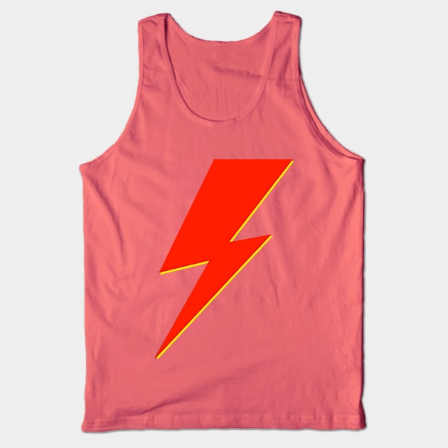 Lightning Bolt Tank Top by pasnthroo